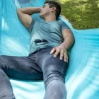 Mexicana Matrimonial Cielo - Mehrpersonenhängematte hellblau by MacaMex MA-00234 color blau