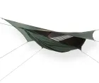 Expedition Asym ZIP travel hammock with mosquito net and rain fly by Hennessy Hammocks MA-02074 color grün