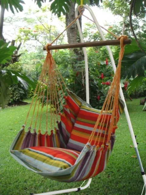 Hanging chair set Lazy + Cayo Fruta by MacaMex MA-91002 color bunt