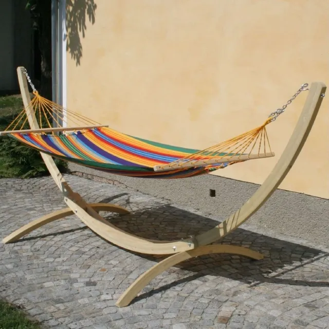 Siesta Grande Deluxe Caribe Grande Paradiso Hammock Set by MacaMex MA-90273 color blau