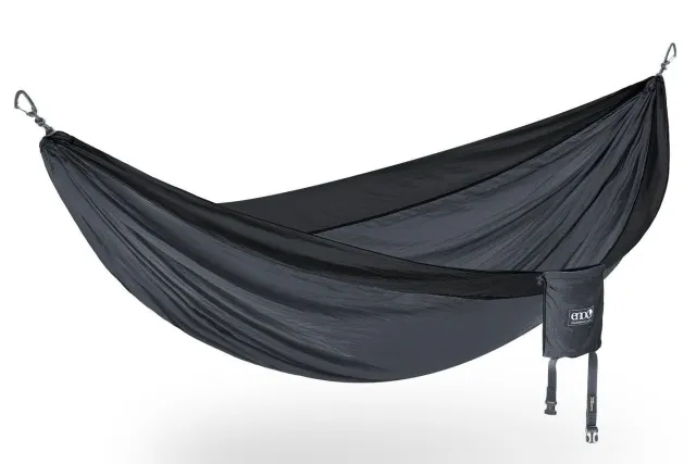 Eno Leichte Hängematte DoubleNest grauschwarz zwei Personen by ENO EN-DN010 color schwarz