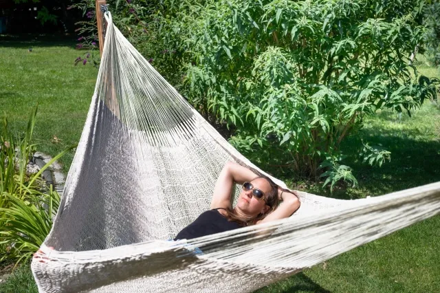 Mammut natur - Mexikanische Netzhängematte extra stark by MacaMex MA-00160 color natur / beige