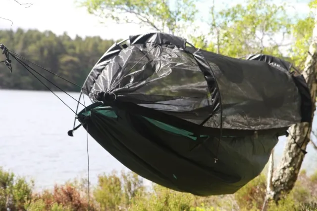 DD Jungle outdoor hammock with double layer lying surface by DD Hammocks MA-02144 color grün