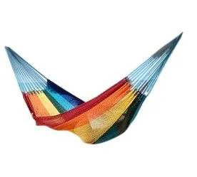 Mexican net hammock - Paradiso Double Plus by MacaMex MA-00228 color bunt