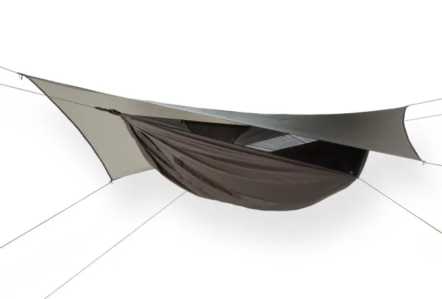 Hennessy Ultralight Backpacker A-Sym by Hennessy Hammocks MA-02034 color braun