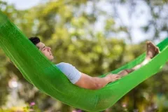 Single Hammock standard PLUS lightgreen by MacaMex MA-00303 color grün