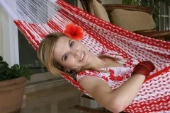 Double Amaryllis Plus hammock by MacaMex MA-00222 color bunt