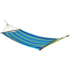 Caribe Grande Dorada spreader bar hammock XL by MacaMex MA-02111 color blau