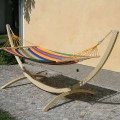 Siesta Grande Deluxe Caribe Grande Paradiso Hammock Set by MacaMex MA-90273 color blau