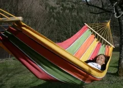 Hammock Set Siesta Grande Deluxe Caribe Fruta Set by MacaMex MA-90233 color bunt