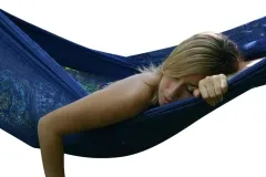 Single hammock standard PLUS darkblue by MacaMex MA-00302 color blau
