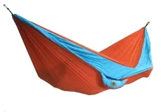 Ticket to the Moon travel hammock double orange-turquoise by TicketToTheMoon TM-THD-3514-OLD color orange