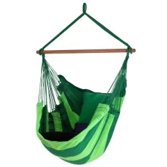 Relaxa Verde hammock seat cotton green by MacaMex MA-11405 color grün