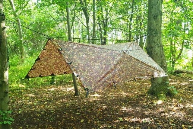 DD Tarp Solo - Hängematten Zelt Dach by DD Hammocks DD-21380 color camouflage