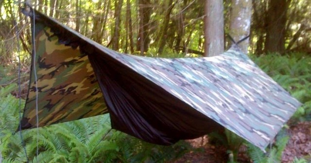 Camo Asym Hex Fly by Hennessy Hammocks MA-21840 color grün