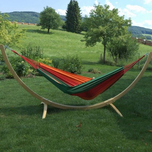 Hammock Set Siesta Grande + Brasil Premium Bahia by MacaMex MA-90112 color bunt