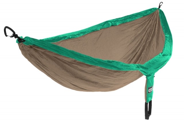 double nest emerald khaki travel hammock by ENO EN-DH019 color grün