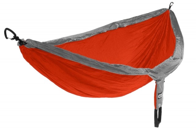 double nest orange grey camping hammock by ENO EN-DH006 color orange