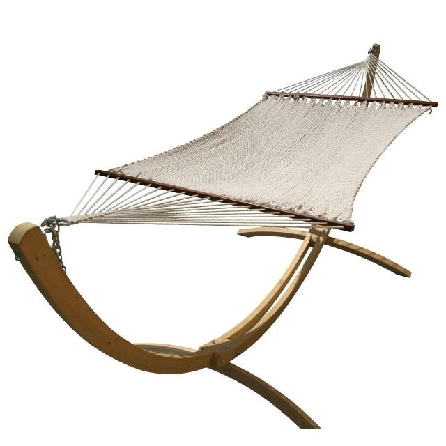 Siesta Grande Deluxe Dreamer Hammock Set by MacaMex MA-09007003 color weiss