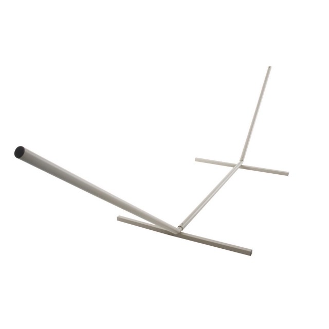 Jamaica Gigante grey hammock stand for large spreader bar hammocks by MacaMex MA-20050 color Grau / Silber