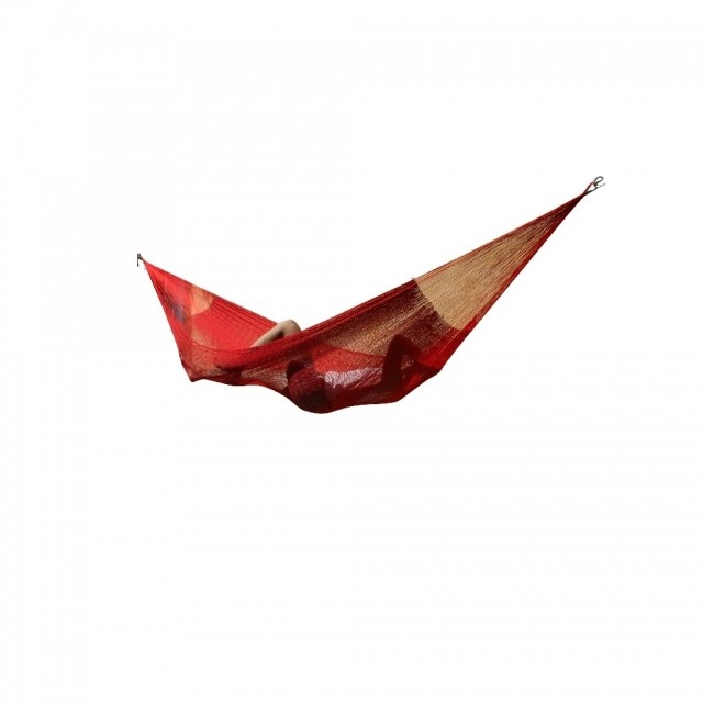 Mexican Net Hammock - Family PLUS red by MacaMex MA-00345 color rot