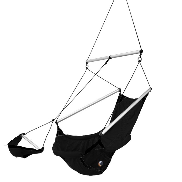 Moon chair black parachute silk by Ticket to the moon TM-TCM-07 color schwarz
