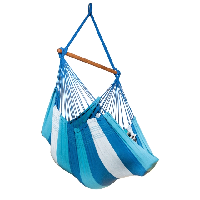 Relaxa Oceano hanging chair cotton blue by MacaMex MA-11406 color blau