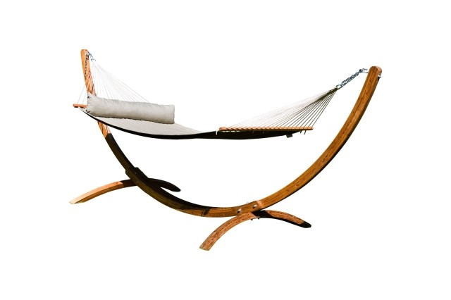 Siesta Grande California Hot Chocolate Hammock Set by MacaMex MA-90612 color grün