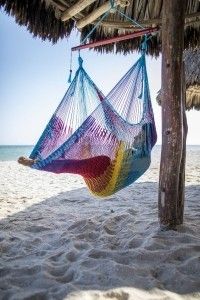 Mexikanischer Netzhängesessel Deluxe Multicolor by MacaMex MA-10040 color bunt