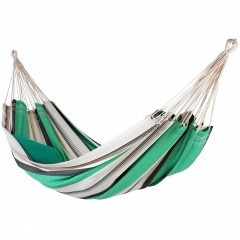 Brasil Comfort Premium Verde - double hammock by MacaMex MA-01084 color grün