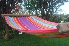 Caribe Colorido pole hammock by MacaMex MA-02006 color bunt