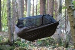 Frontline coyote brown - outdoor hammock by DD Hammocks MA-09129 color braun