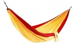 Ticket to the Moon travel hammock double yellow-bordeaux red by TicketToTheMoon TM-THD-3734-OLD color gelb