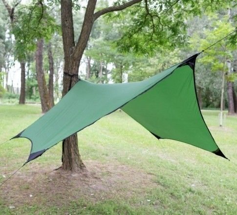 DD Tarp Solo - Hängematten Zelt Dach by Hideaway Outfitters HO-10000 color grün