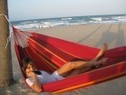 Vida del sol - Double hammock by MacaMex MA-01101 color rot