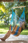 Mexican Net Hanging Chair Multicolor Cotton by MacaMex MA-10020 color bunt