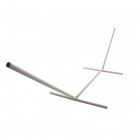 Jamaica Gigante grey hammock stand for large spreader bar hammocks by MacaMex MA-20050 color Grau / Silber