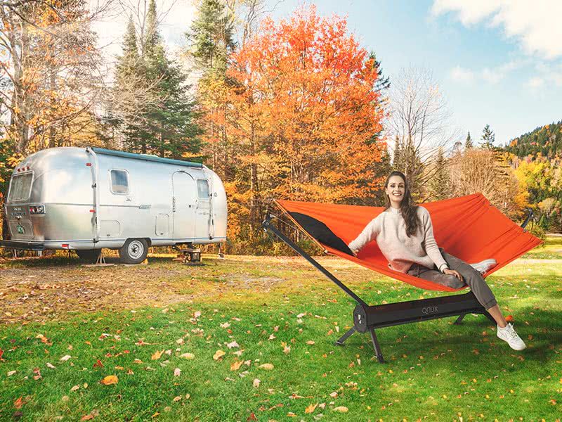 Faltbares Hängemattengestell für den Campingurlaub